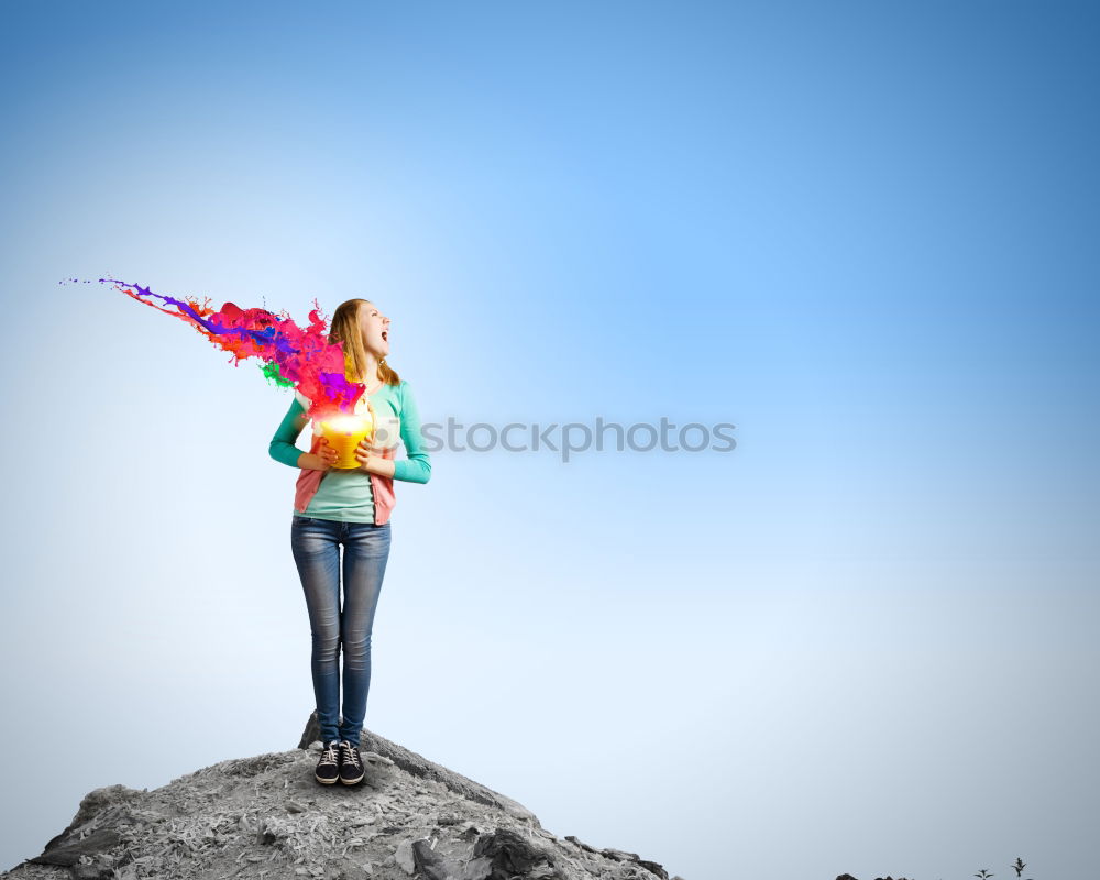 Similar – Image, Stock Photo Young beautiful woman with cancer bandana