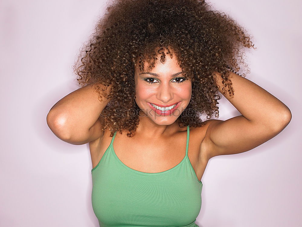 Similar – young black woman smiling with braces