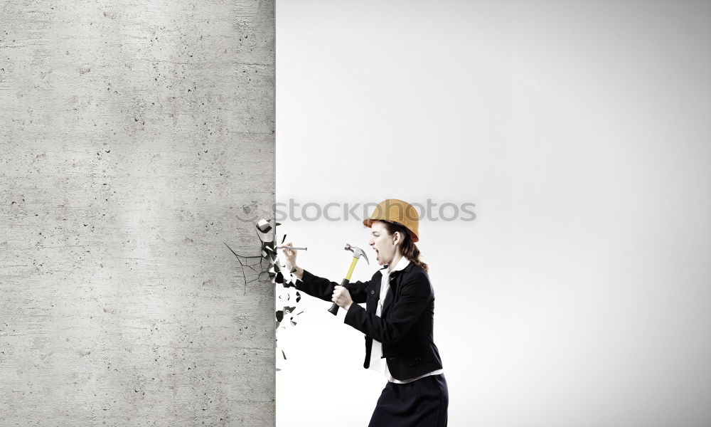 Similar – Image, Stock Photo person 20 Hope Time