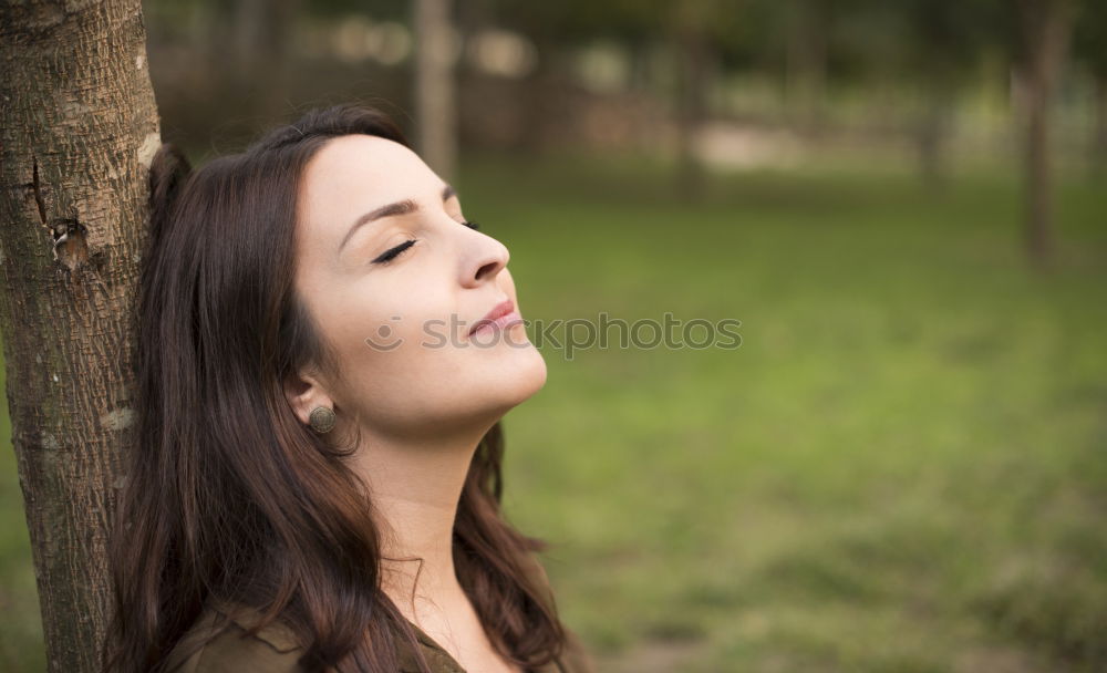 Young woman in the park