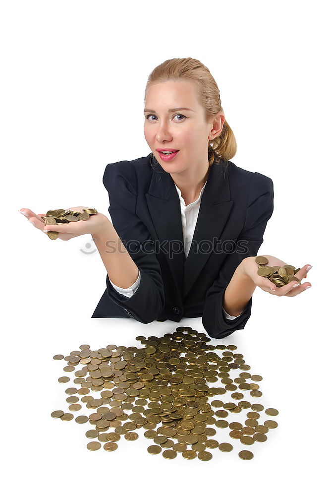 Similar – Image, Stock Photo Hand hold very small cup of coffee