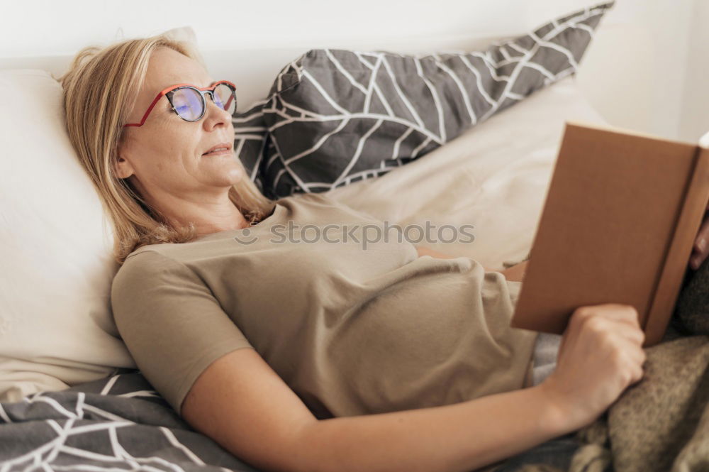 Similar – Image, Stock Photo Woman sitting and relaxing on floor