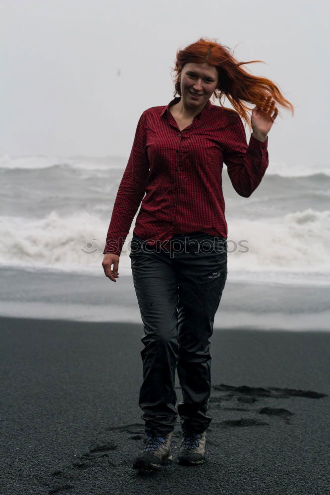 Similar – Young woman on the beach