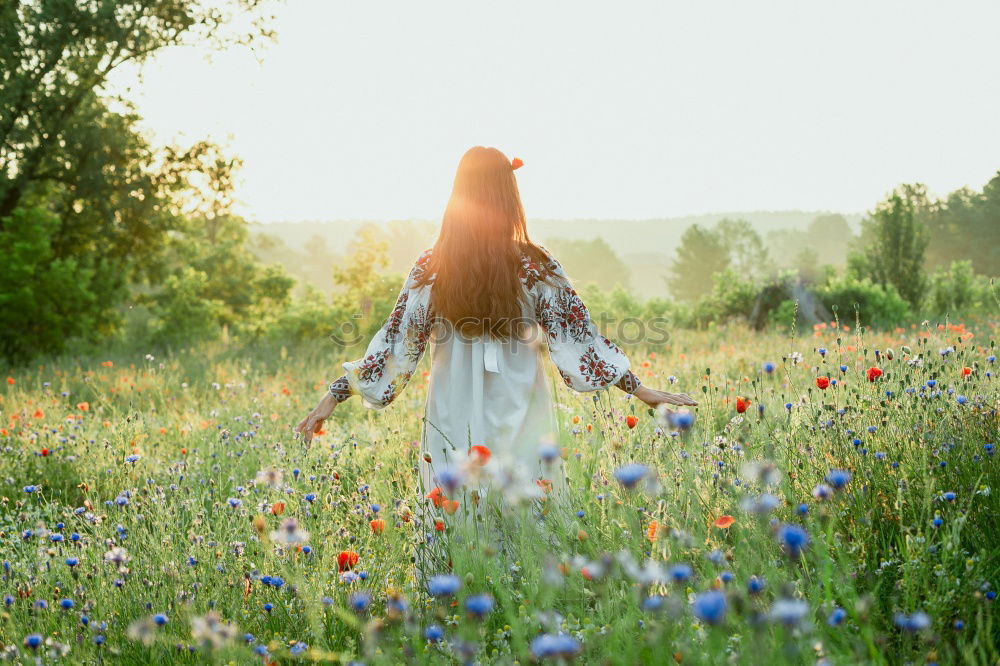 Similar – Image, Stock Photo Sunny Human being Feminine