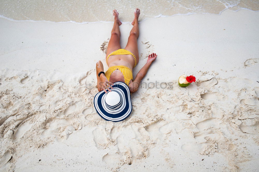 Image, Stock Photo backdrop sun Human being