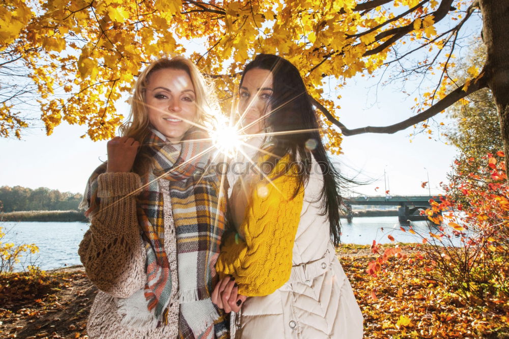 Similar – Image, Stock Photo Beautiful women drinking wine in the park.