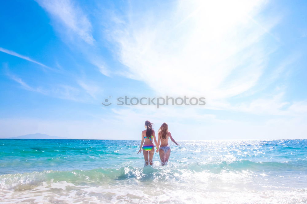 Similar – Image, Stock Photo We and the sound of the sea