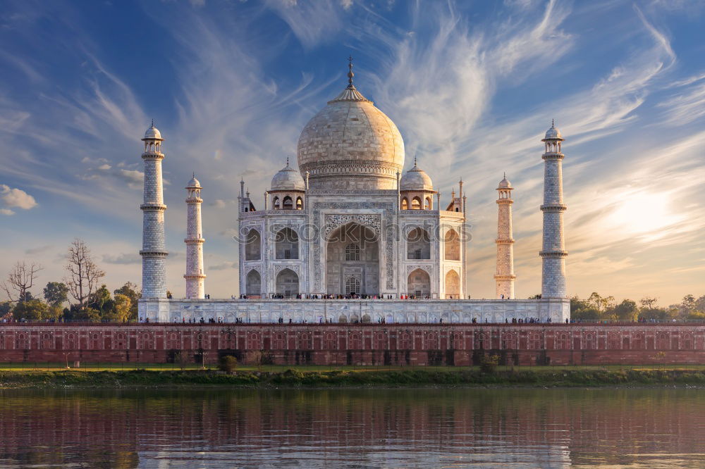 Similar – Image, Stock Photo taj mahal im rampenlicht