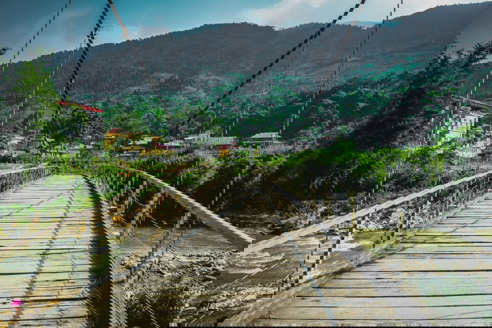 Similar – Image, Stock Photo Long path ahead. Landscape