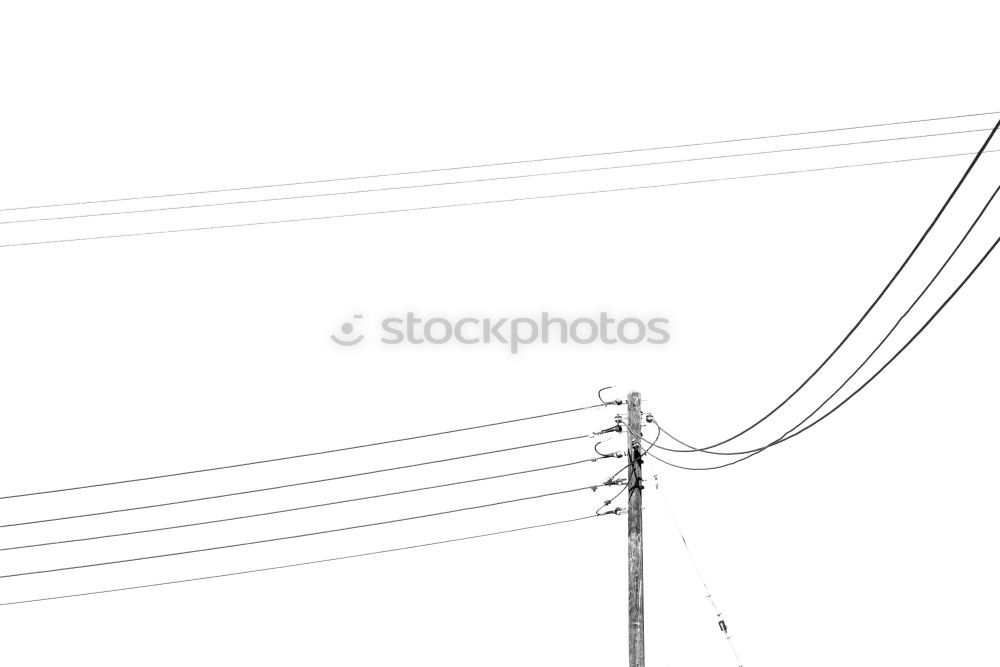 Similar – Image, Stock Photo Power pole like in omas times