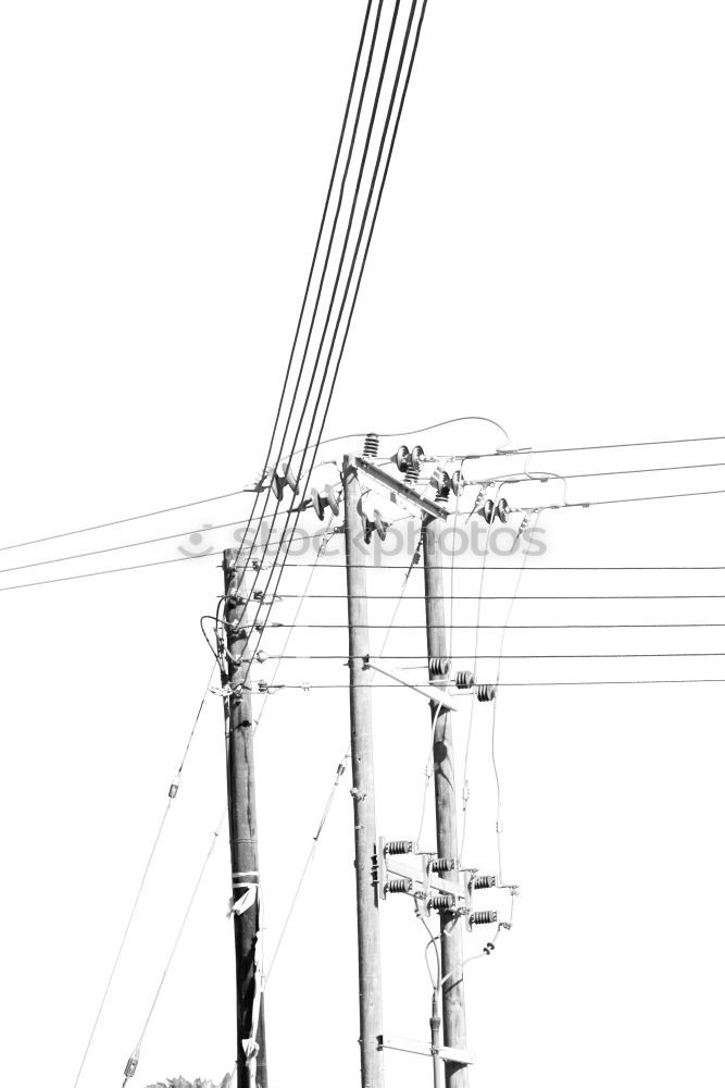 Similar – Image, Stock Photo Power pole like in omas times