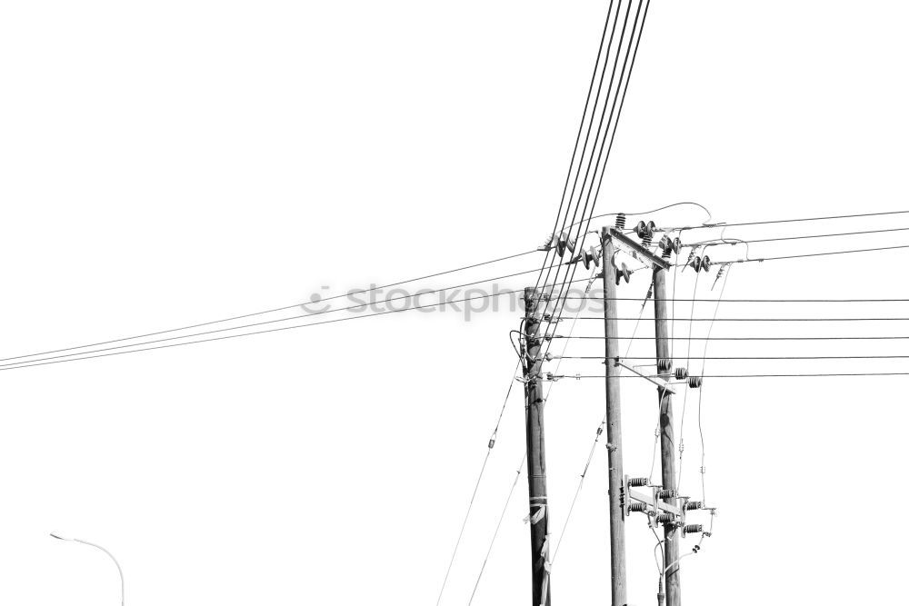 Similar – Image, Stock Photo Power pole like in omas times