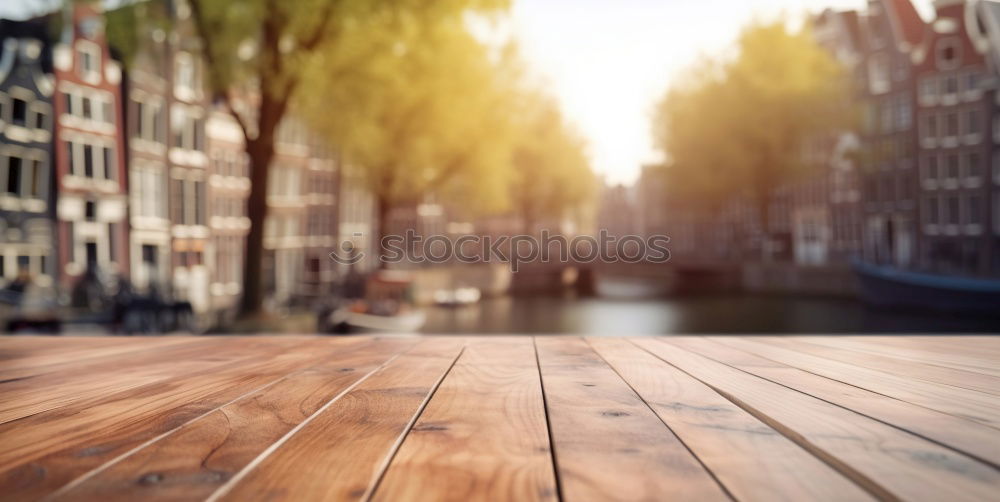 Similar – Image, Stock Photo Woman looking at sunset at one of the canals in Amsterdam