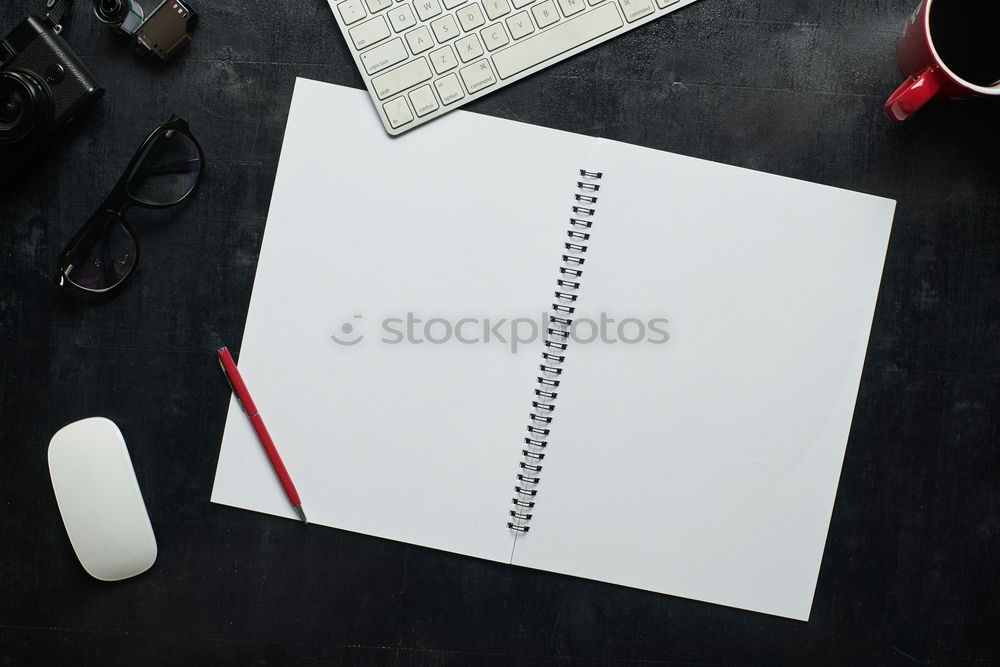 Similar – home office blank paper