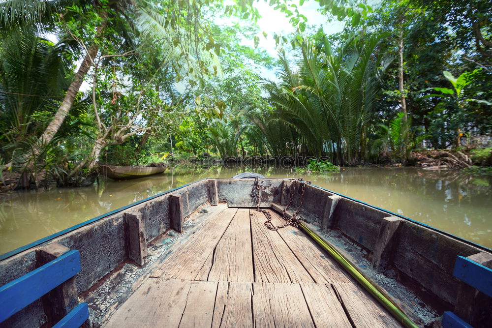 Similar – Image, Stock Photo boat trip Nature Blue