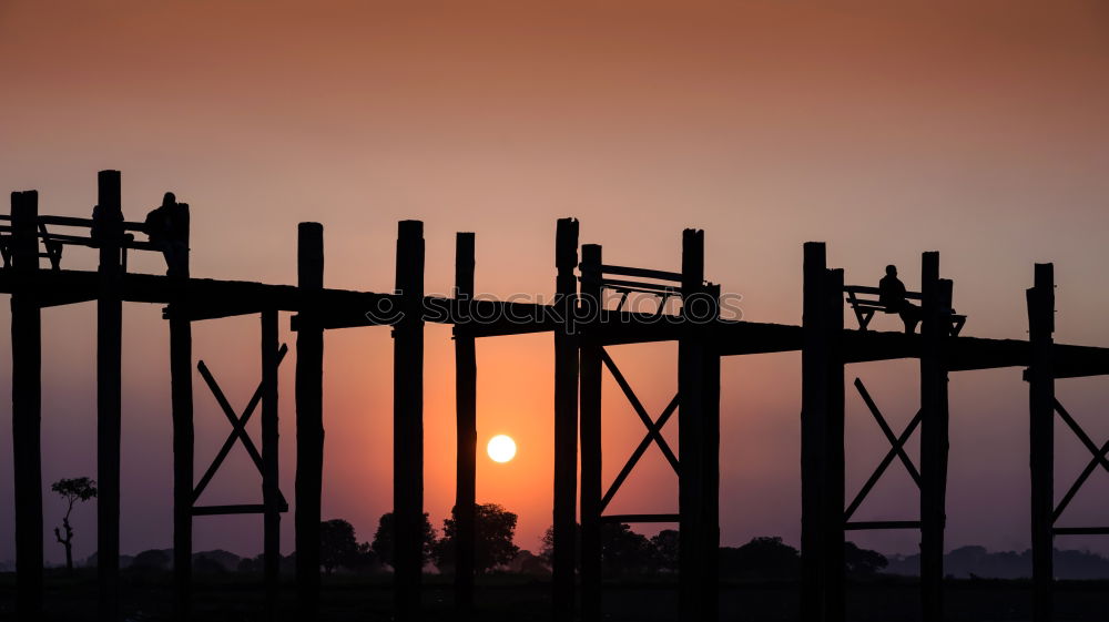 Similar – Image, Stock Photo Sunset Outskirts Populated