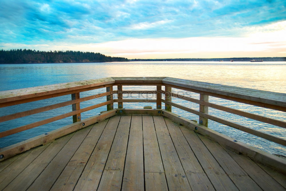 Image, Stock Photo Wooden bridge on the sea coast