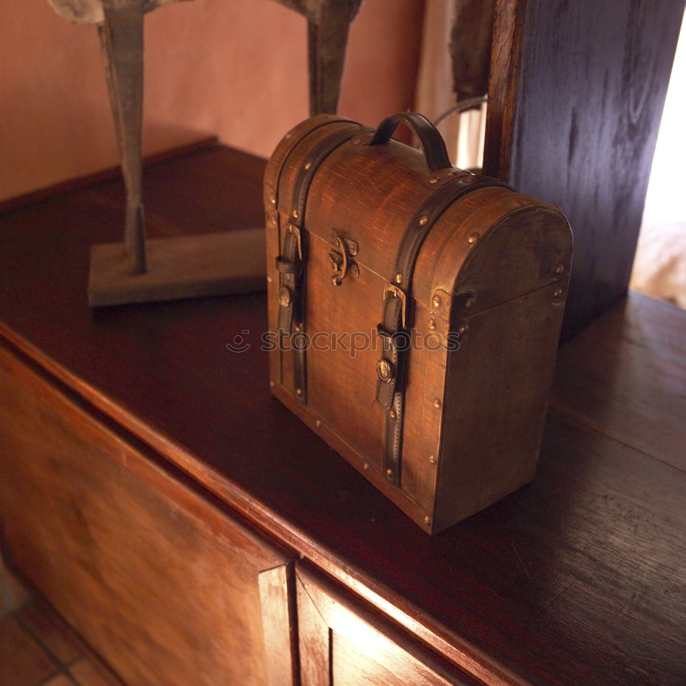 Similar – Image, Stock Photo Old school desk from the 50s with satchel