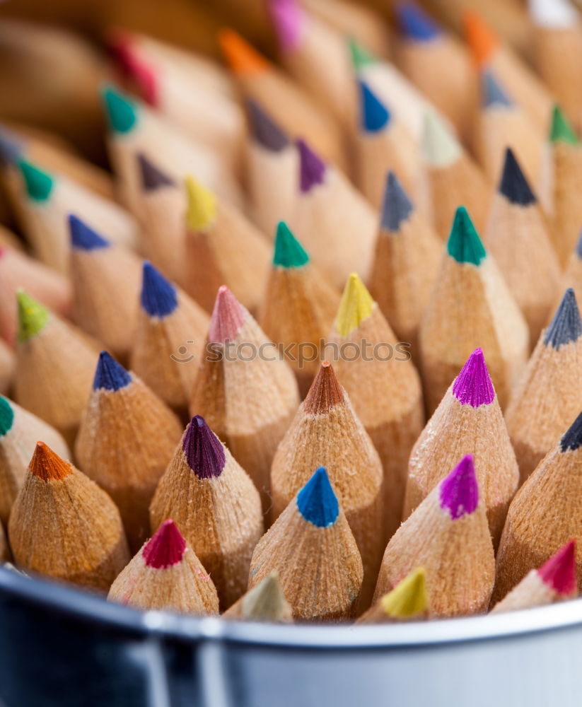 Image, Stock Photo crayons Education