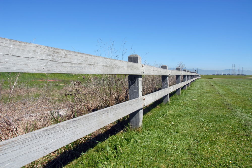 Similar – Watch your step! Power fence!