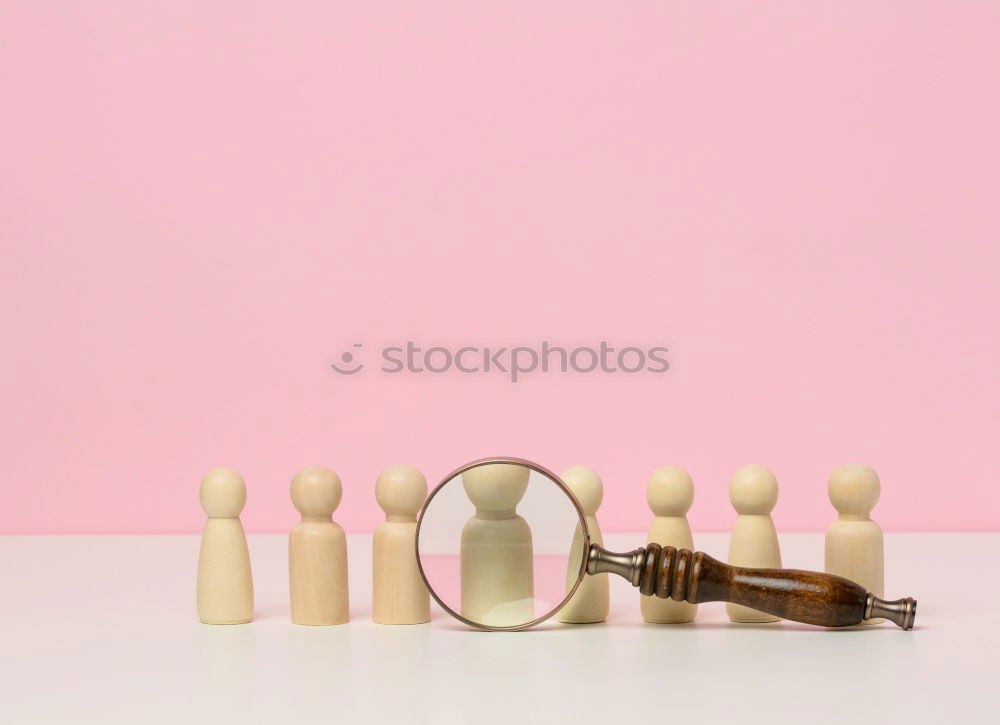 Similar – Microscope on pink wooden table