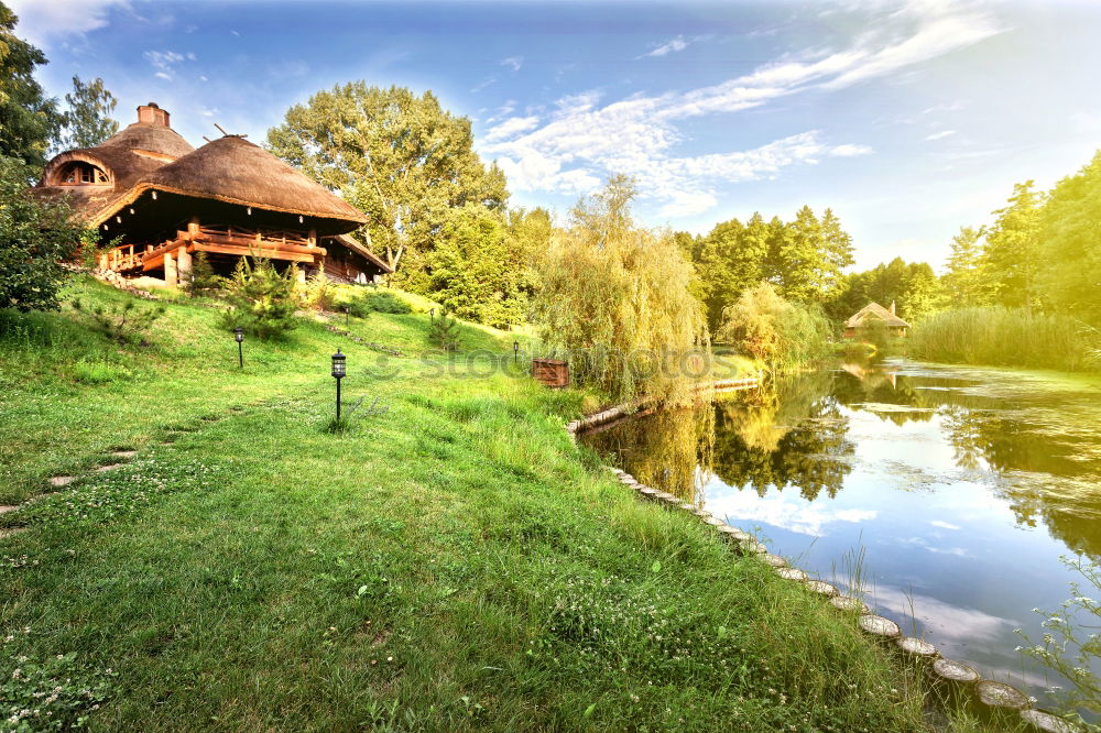 Similar – Image, Stock Photo Building in the Spreewald in Lehde