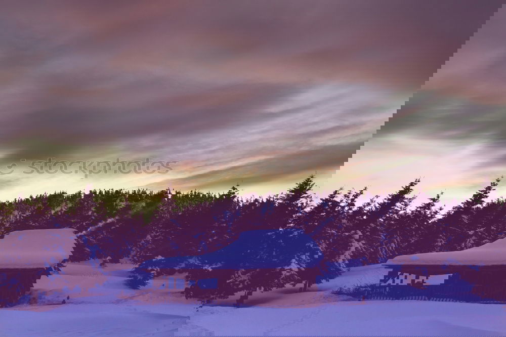 Similar – Image, Stock Photo Small sheds in winter countryside