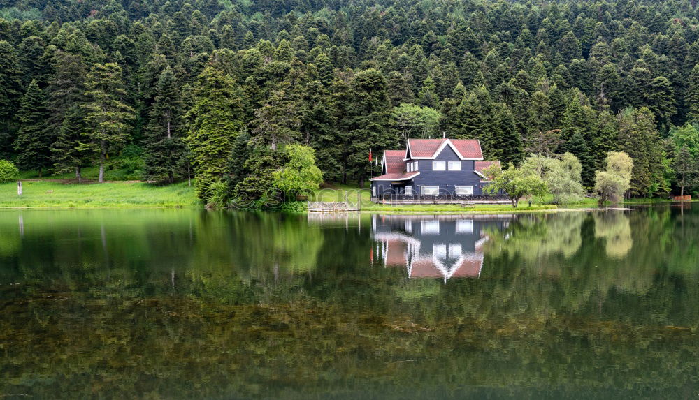 Similar – Mountain lake in Norway