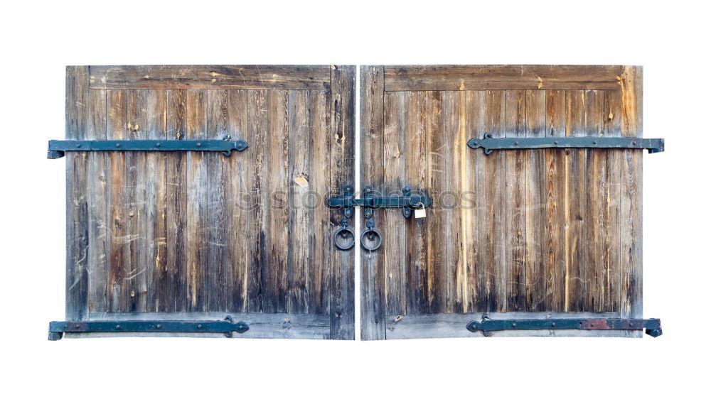 Similar – Image, Stock Photo Door with round windows on white facade