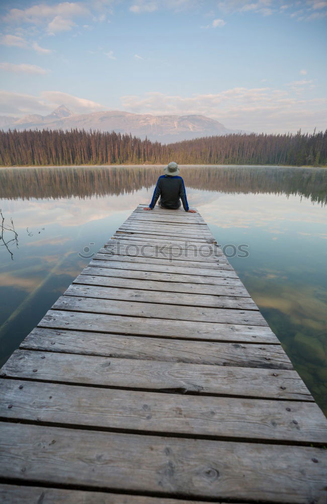 Image, Stock Photo In the peace lies the strength