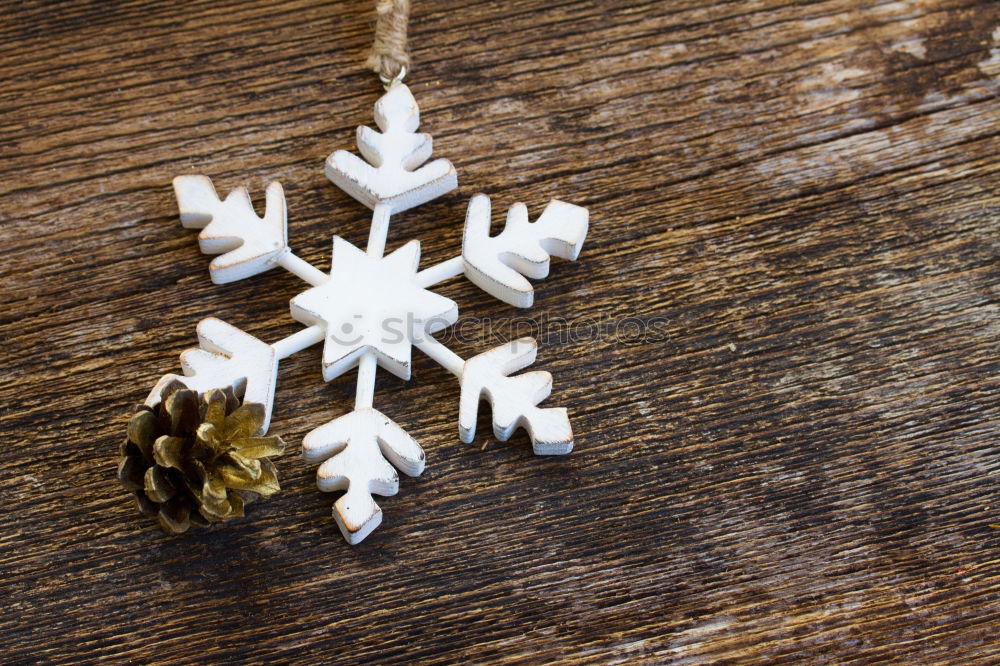 Similar – Big wooden snowflake.