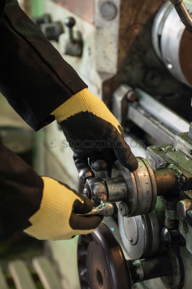 Similar – Image, Stock Photo Professional Mechanic Repairing Car Engine.