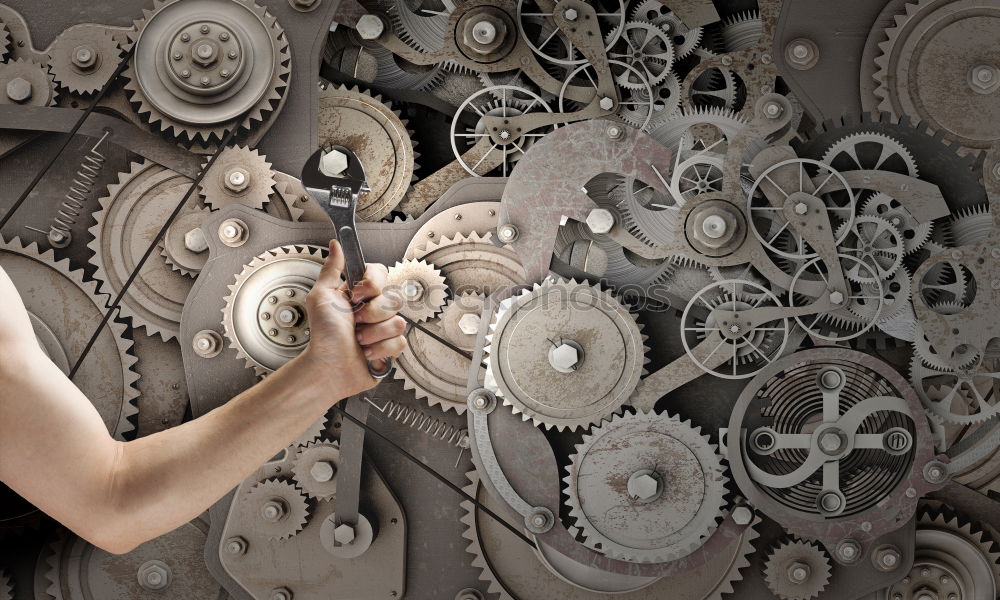 Similar – Girl cutting out the Christmas symbols in the dough