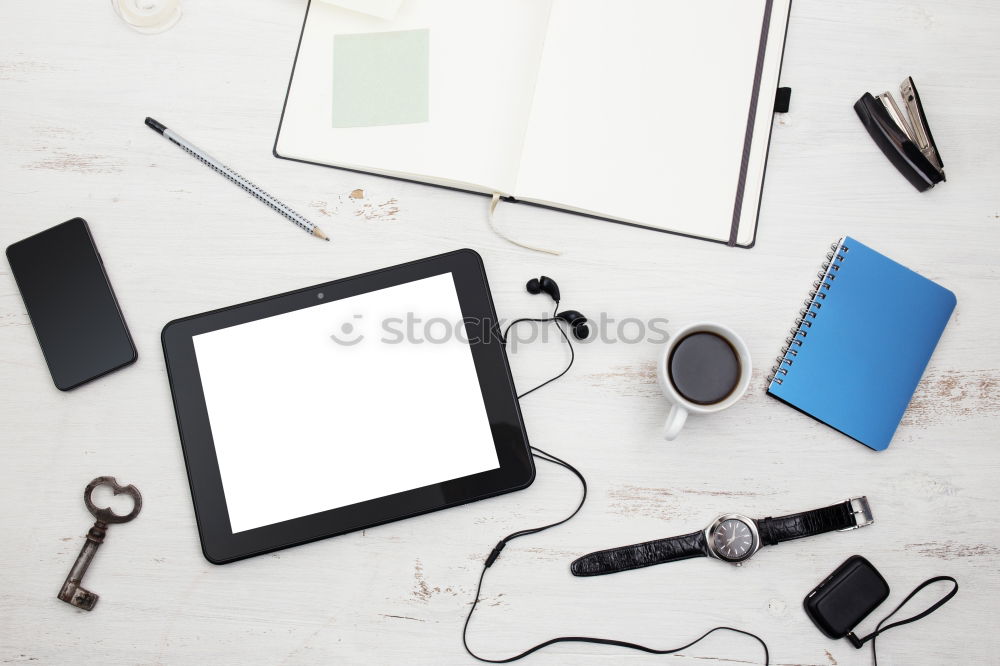 Similar – Image, Stock Photo shoes, camera, smartphone, watch, glasses, keyboard