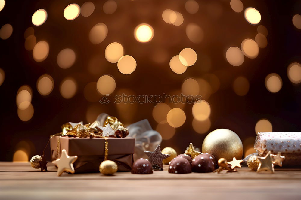 Similar – Image, Stock Photo retro christmas decorations with christmas