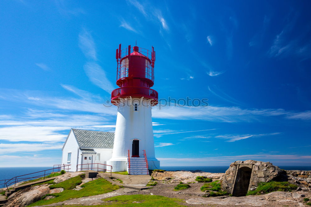 A rusty lighthouse