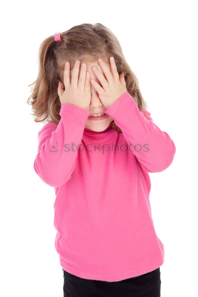 Similar – Image, Stock Photo Sad Feminine Child Girl