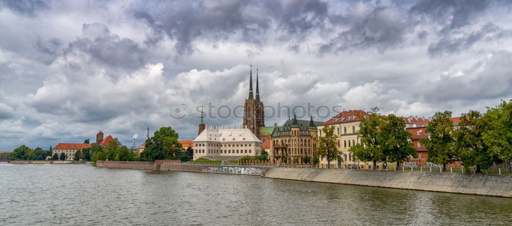 Image, Stock Photo On the other bank Rostock