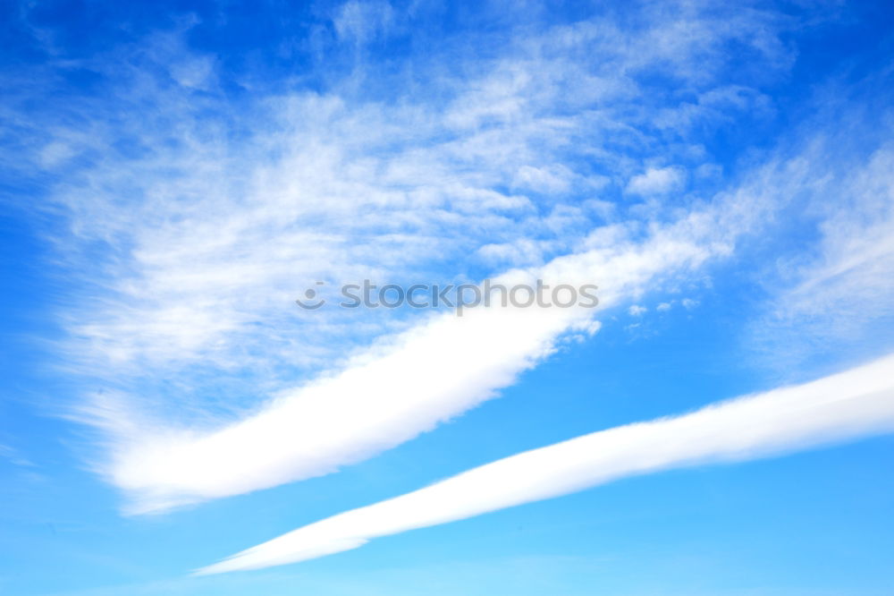 Similar – Image, Stock Photo in the blue sky white soft