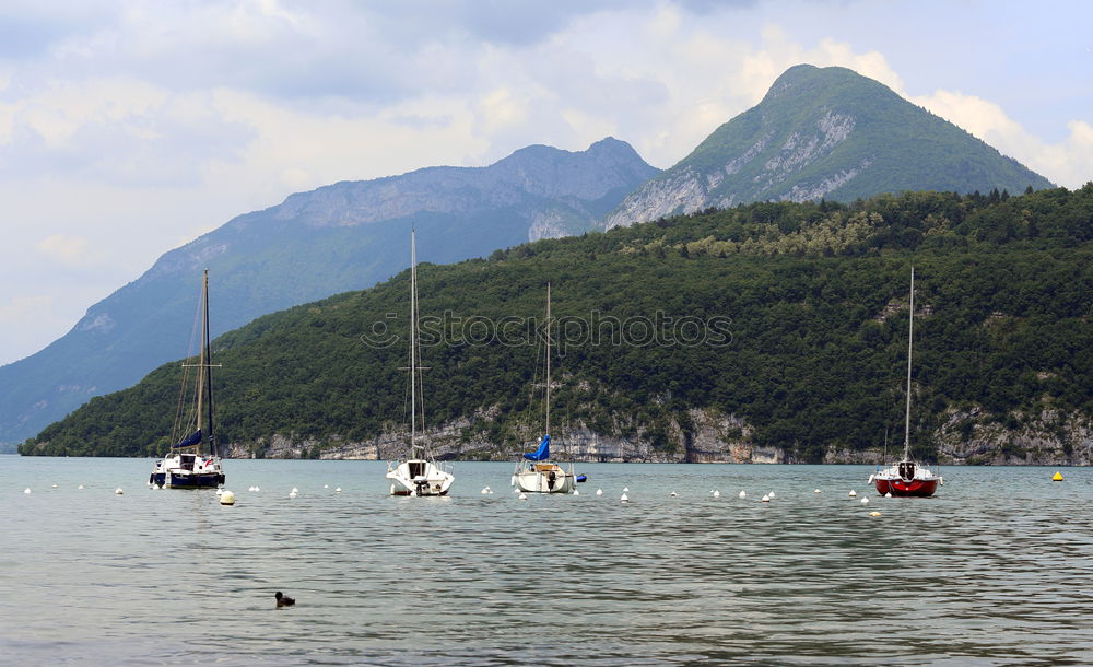 Similar – Image, Stock Photo Regatta | Sailing ships | Lake Kaltern