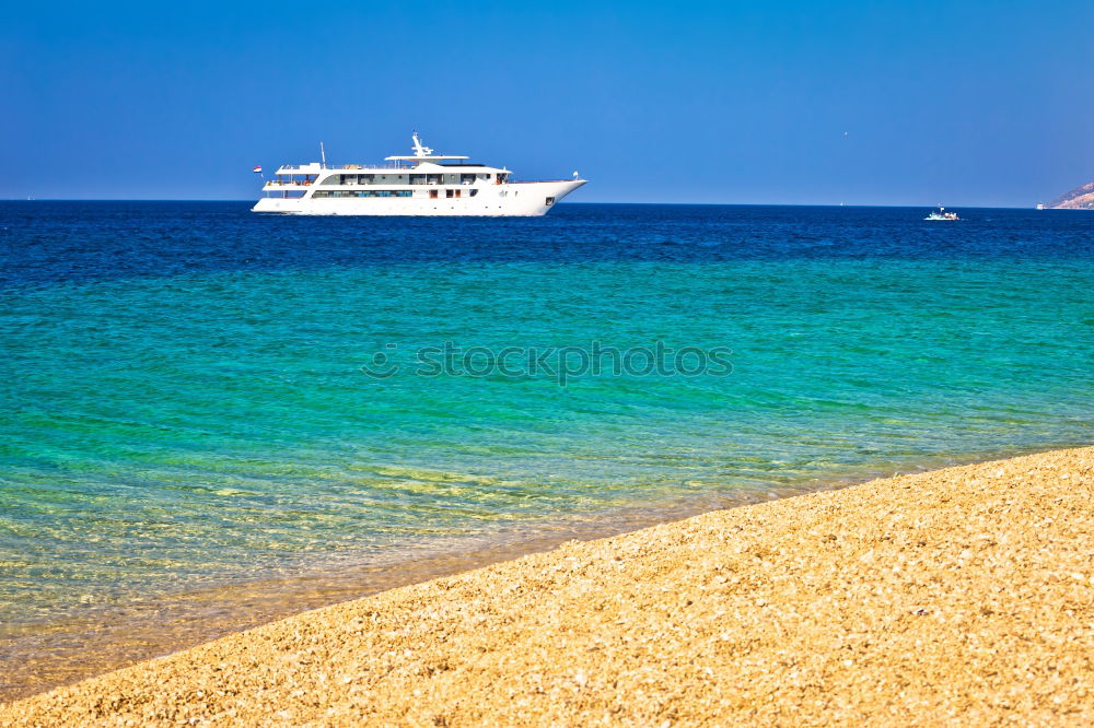 Image, Stock Photo fishing boats Sand Water