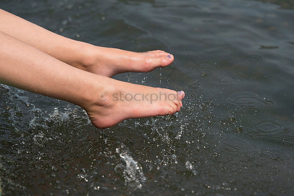 Similar – Image, Stock Photo Playing in the water