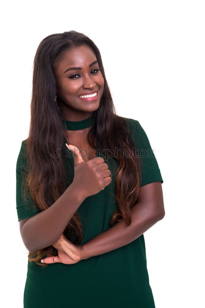 Similar – Smiling young adult woman talking on the phone