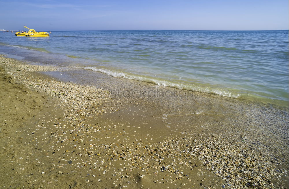 Similar – Image, Stock Photo lonely sunbeds Ocean