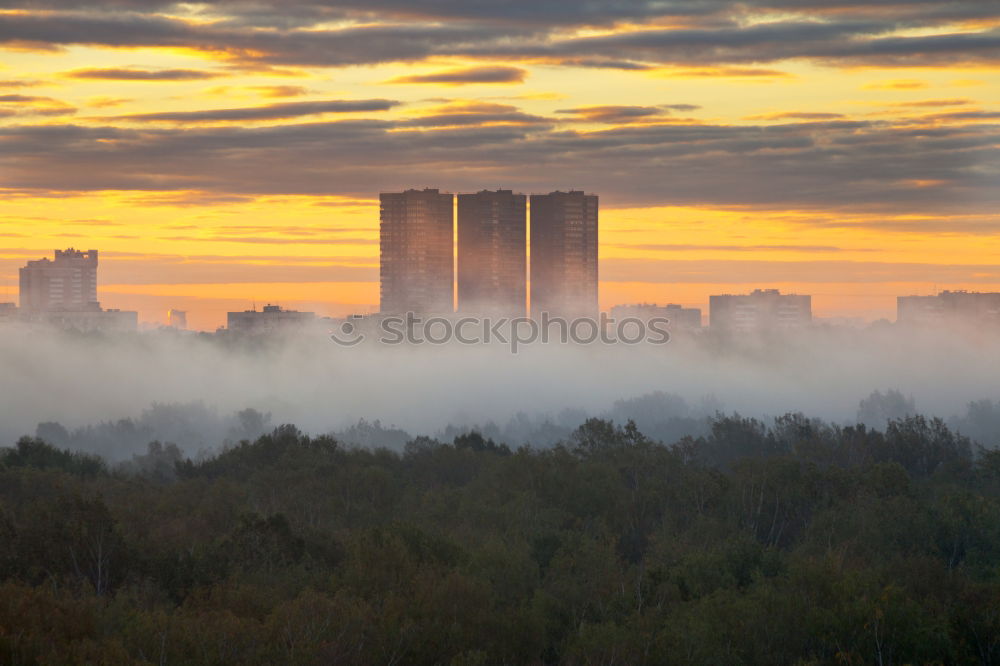 Similar – Autumn panoramic view of Berlin I