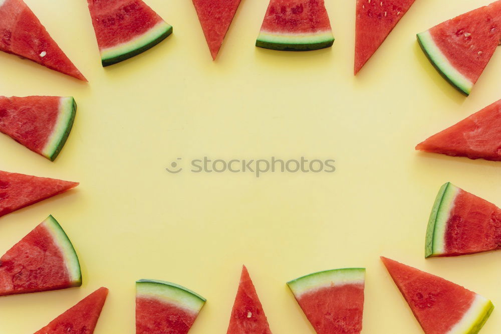 Similar – #AS# Melon red on yellow