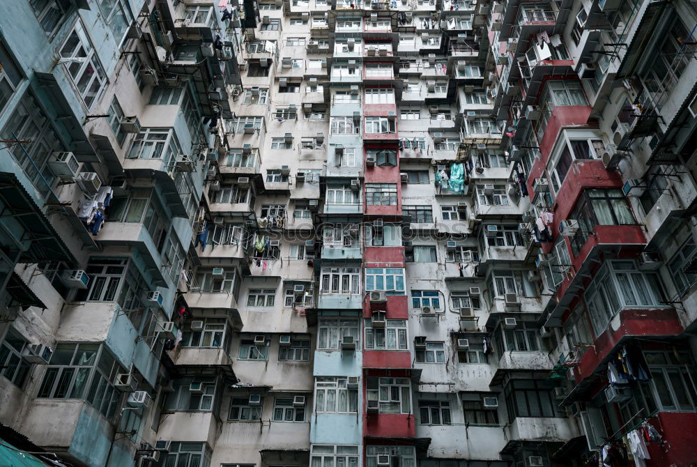 Similar – Image, Stock Photo View of street of Hong Kong