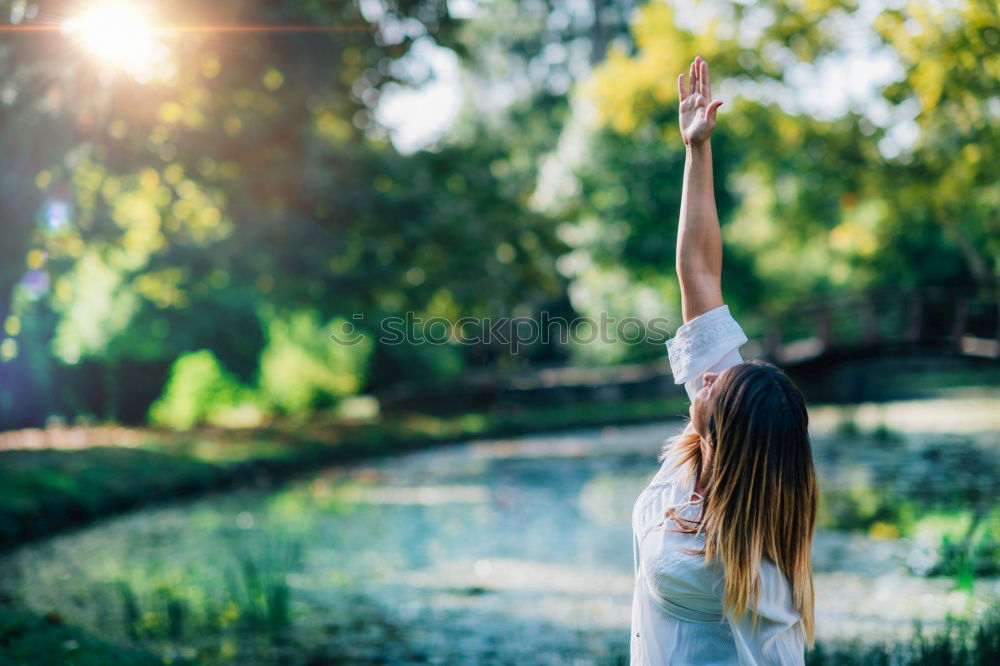 Similar – Image, Stock Photo Man taking shots in jungle