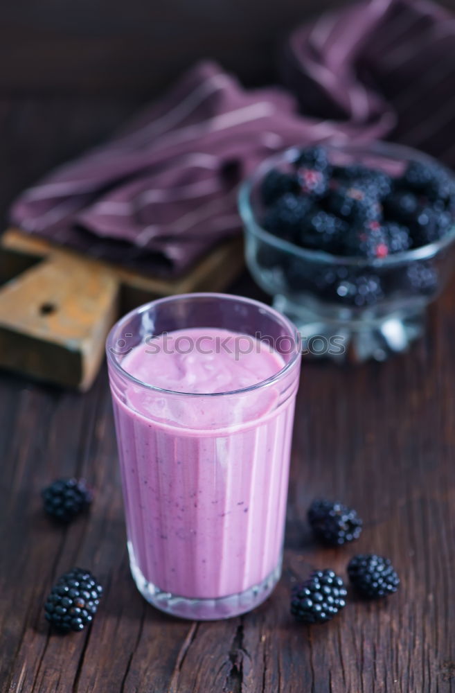 Similar – Blueberry smoothie or milkshake in a jar