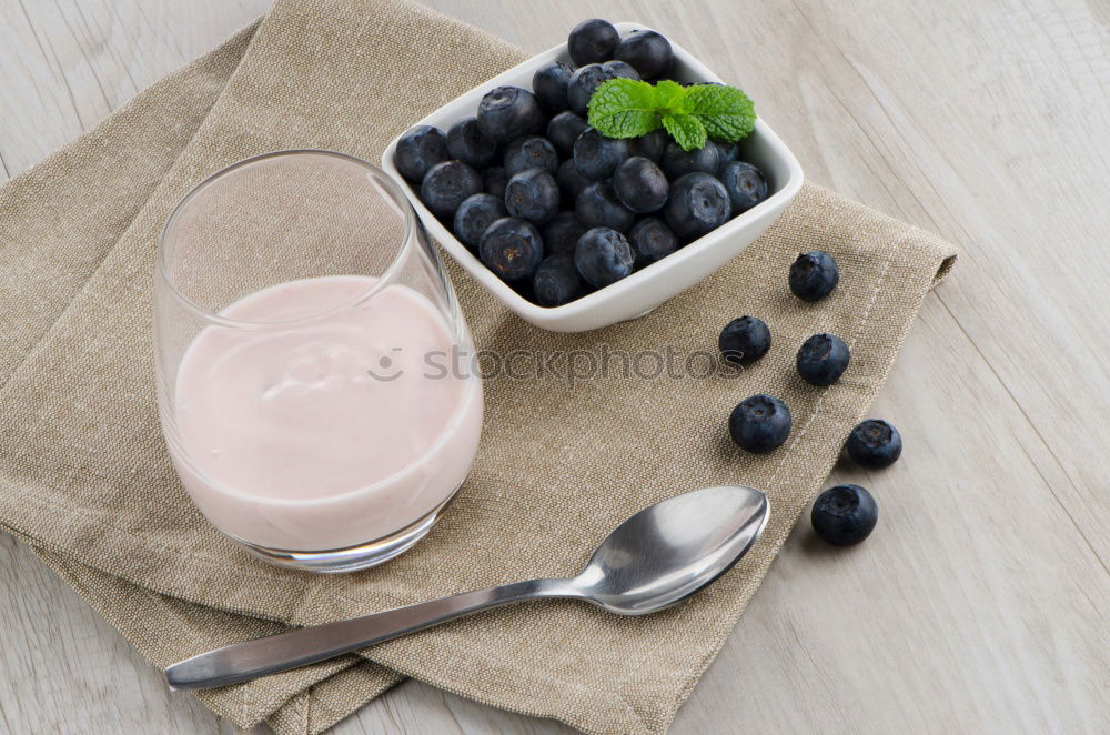 Similar – Blueberry smoothie or milkshake in a jar